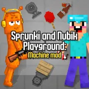Sprunki and Nubik Playground: Machine Mod