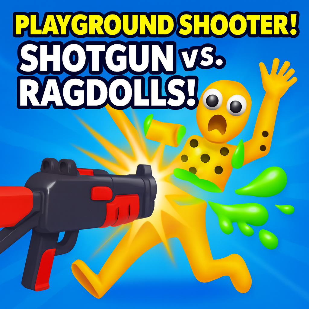 How to Play Ground Shooter! Shotgun vs. Ragdolls